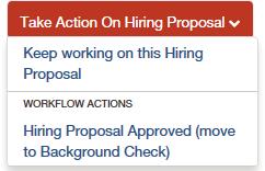 Final Approvals 1. If the Supervisor/Manager completes the Hiring Proposal, the Hiring Proposal will then go to the AAC.