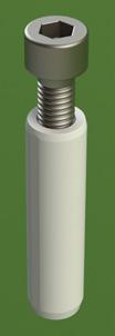 Pull dowel pins / cylindrical pins made of Z101 high-performance ceramic Tolerance m6 as per DIN 7979-D