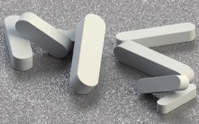 Feather keys made of Z141 high-performance ceramics similar to DIN 6885 B H L B H L Item No.