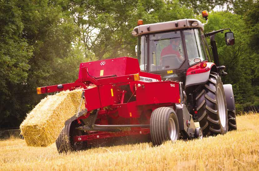 2 The MF1840: A real investment The MF1840 centre-line baler goes from strength-to-strength thanks to its popular design and well-established reputation as the perfect small, square baler.