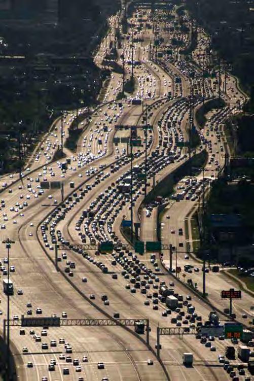 Bottlenecks caused by too many cars on too little road are to blame for about half of all traffic jams.