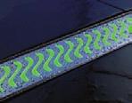 gratings will light automatically when in contact with water consisting of: 2 rechargeable LED modules and 1