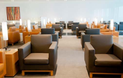 performance. Planning of the lounge refurbishment started in 2010, and it was officially opened in September 2012.