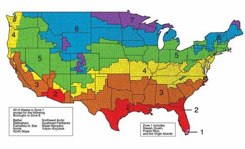 Minimum Insulation Requirements Per ASHRAE Green Building Standard Shown at the left is the ASHRAE climate zone map of the United States.