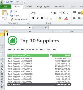 Lists relevant purchase cost information by supplier and item number for any given date range and can be filtered by Item Group, Project Code, Service Item or Warehouse Name.