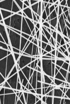 Figure 2: (left) Silver nanowire transparent electrodes. (right) An example of a carbon nanotube touch screen.