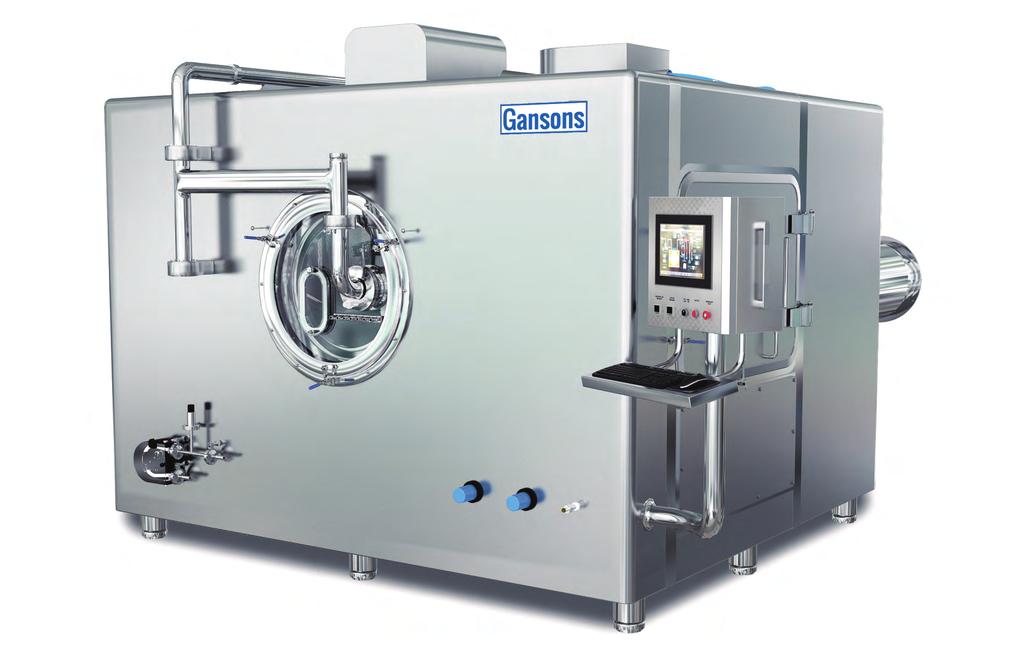 The GansCoater Meticulously Designed and Built for Quality The GansCoater is the world s leading tablet coating system designed, manufactured and supported to deliver results of the highest quality,