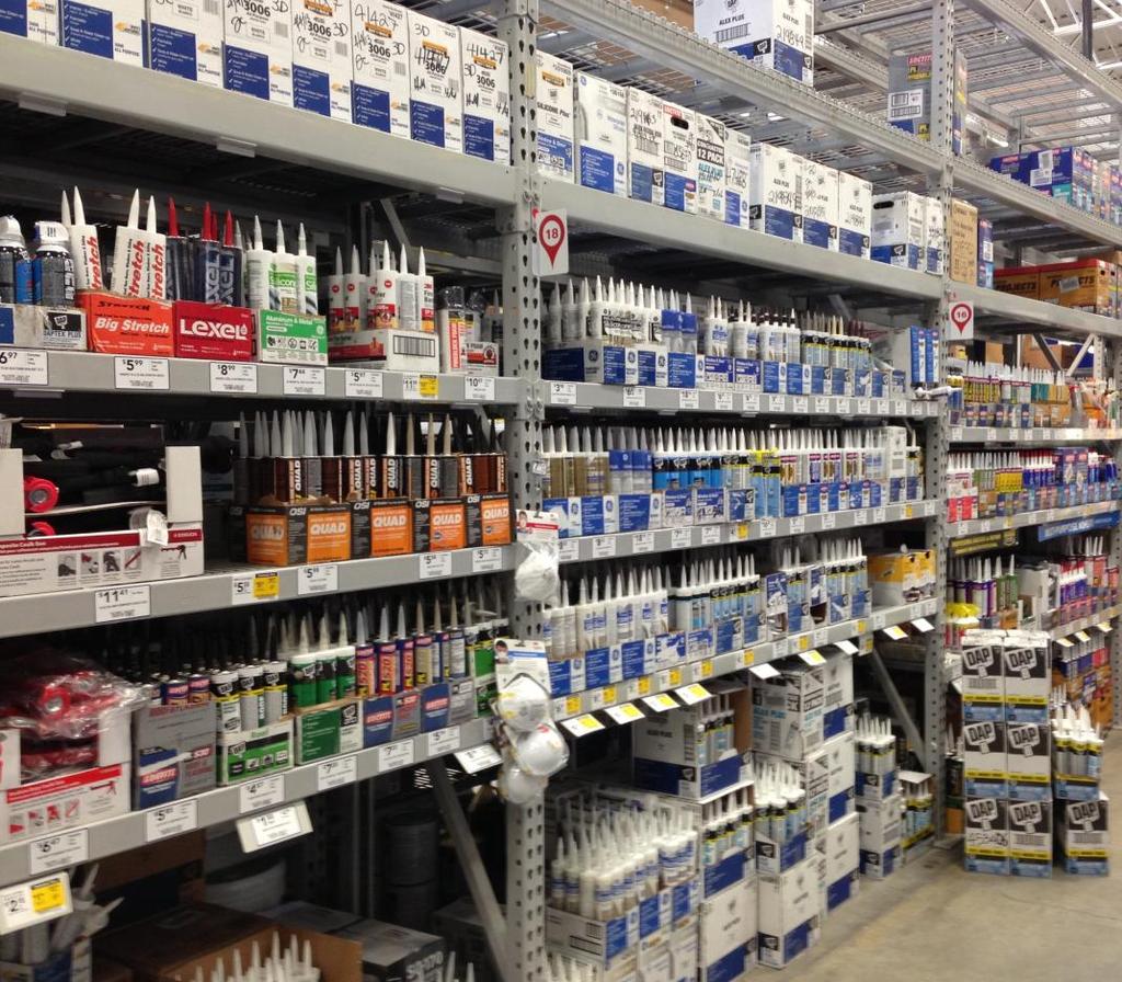 Lots of caulks out there High quality caulks preferred (Ex.
