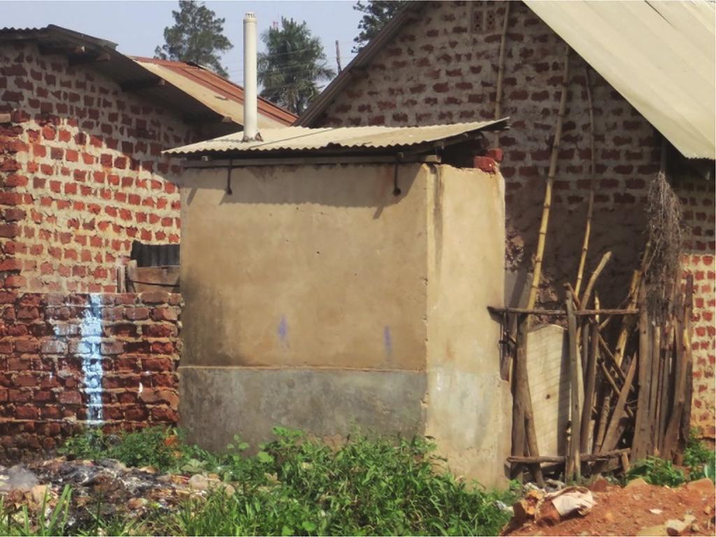 6 Challenges and Opportunities of Faecal Sludge Management 89 Fig. 6.4 A pit latrine in Kampala, Uganda, an example of onsite sanitation technologies.