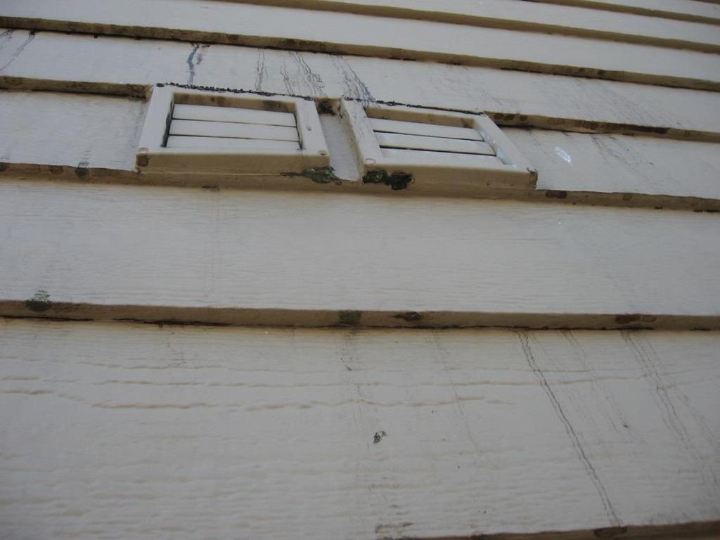 VENT PENETRATIONS Improper installation of ducting can lead to damage behind siding.