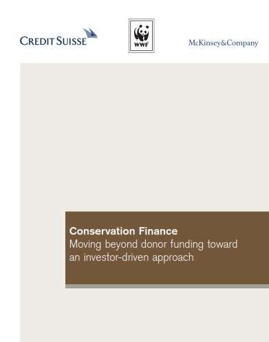 To meet global demand for conservation funding, investable cashflows need to be 20-30 times higher than they are today.
