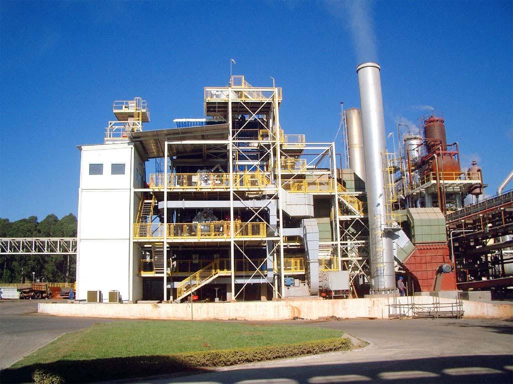 Low-Calorific Liquids Molasses Combustion, Soya Plant, Brazil Molasses combustion: Heat value: 7-10 MJ/kg Water content: 45-60 % Burner capacity: 2 x 26 MW O 2 approx.