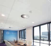 AMF THERMATEX ceiling tiles, produced using a wet-felt process, are made of bio-soluable mineral wool, perlite, clay and starch and are therefore based on natural, sustainable and renewable raw