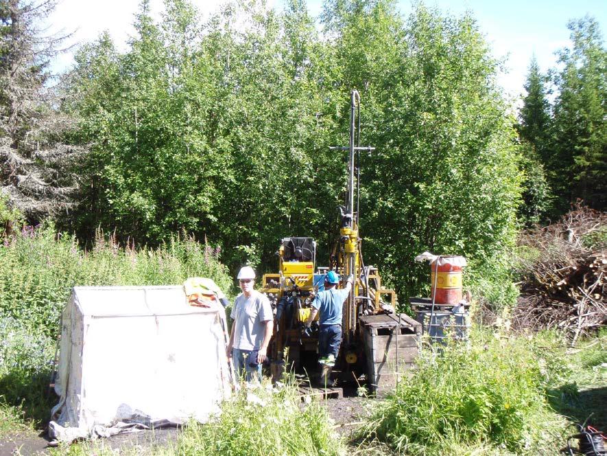 drilling in summer in