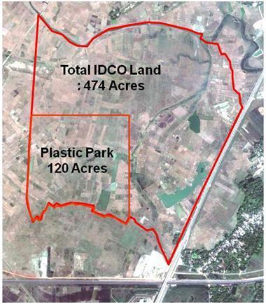 Acres of Land available with IDCO The site is about 2.