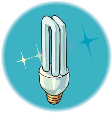 Ryan turns both bulbs on and finds that, after an hour, the incandescent bulb is too hot to touch, while the compact fluorescent bulb is warm, but not hot.