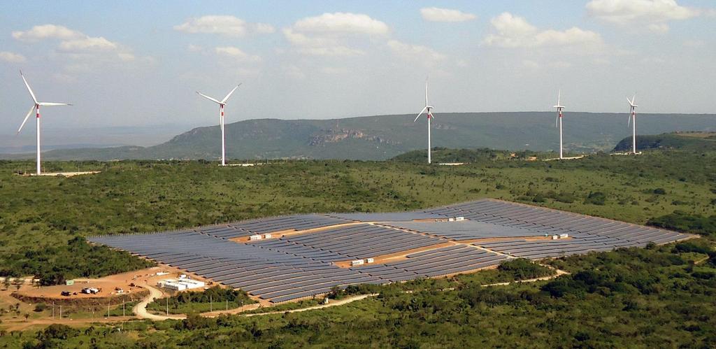Fontes Hybrid Plant Tacaratu (PE) - Brazil Fontes dos Ventos (wind) 80 MW of installed