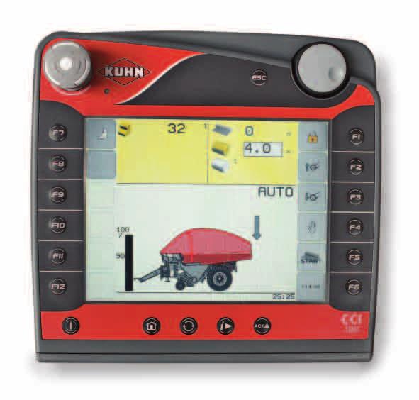 CONTROL Control in Comfort KUHN has been a pioneer in the wrapping and baling technology, leading the way for over 25 years.