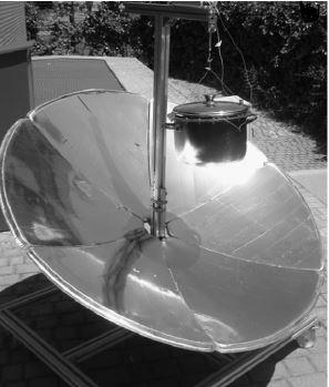 Volume 3, Issue 9 February 2015 443 Fig. 8. Photograph of parabolic dish type solar cooker with PCM (Lecuona et al., 2013). Fig. 9. a) Schematic view of aluminium based; b) Schematic view of oil based storage unit (Mussard and Nydal, 2013).