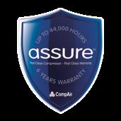 Your benefits: The Assure warranty is totally free to the compressor owner 2) The Comp authorised service provider will deliver a guaranteed quality of service An Assure service agreement
