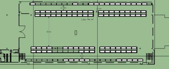 initial warehouse layout.