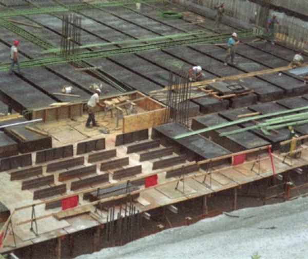 4 Construction of a waffle slab floor