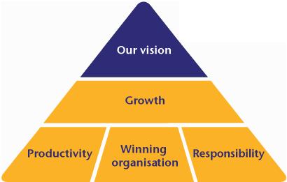 Our Strategy Our strategy is designed to deliver our vision and build a Brand value.