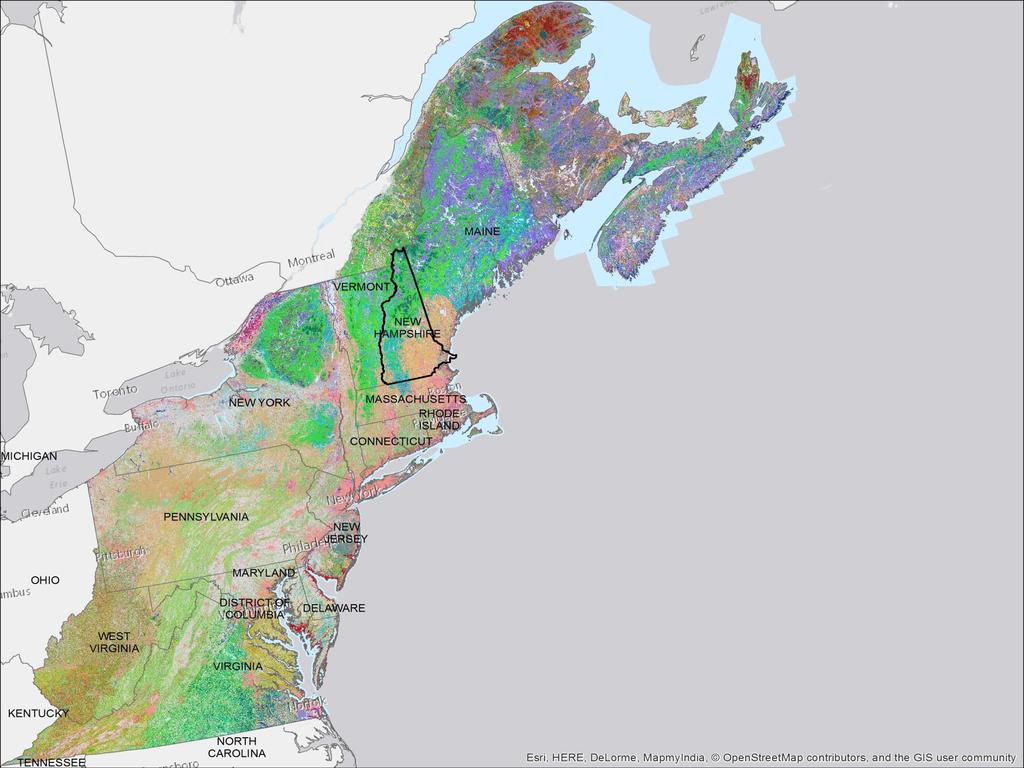 Northeast Terrestrial Habitat (NETH) TNC 2015 Habitat classification is the logical, repeatable grouping of ecological elements that
