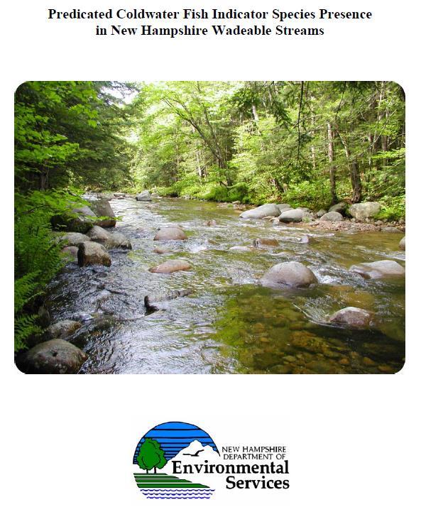 Used a coldwater model created by NH Department of Environmental Services and NHFG fish species