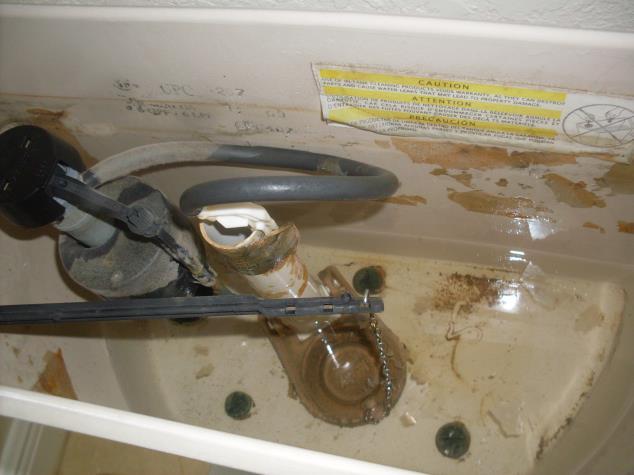 Repair: The master bath shower water pressure is very low.