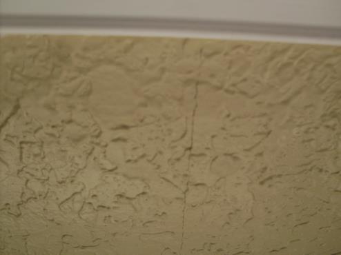 Monitor: Typical drywall flaws were found in various places. Repair: A missing piece of baseboard was found in the bathroom.