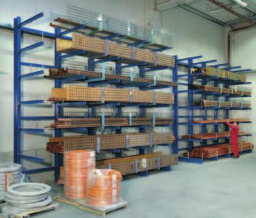 META MULTISTRONG Cantilever racking offer: Tough first class quality Safety features incorporated in