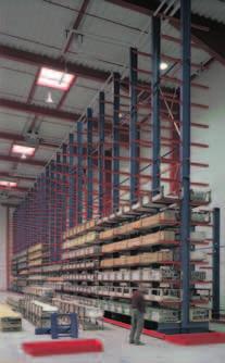 Modular accessory options to extend functionality of racking Fast selection and retrieval of stored