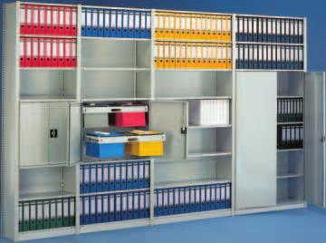 META COMPACT Boltless shelving Even people having two left feet can be happy, because it is as easy to build up the racks of this system.