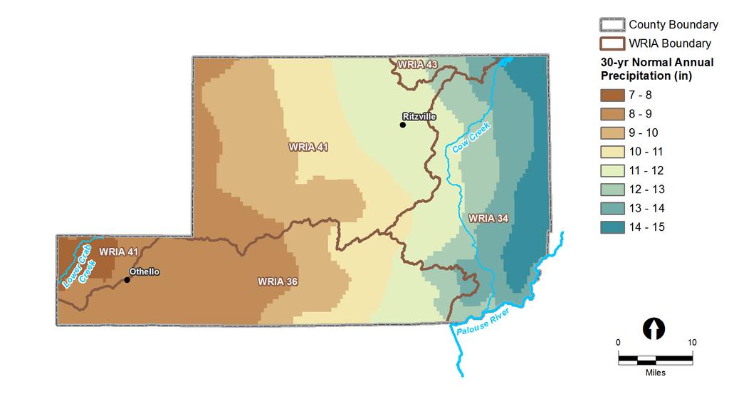 County Profile Unincorporated ag lands make up most of County Precipitation ranges from less than 8 of annual