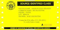 inspection for varietal purity, germination, purity, noxious weed Cert label attached to approved product * Complete documentation provides traceability * Inspections by unbiased 3 rd party provides