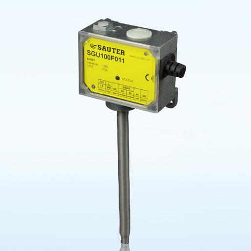 SVU100 air-flow transducer The air-flow transducer is used to measure the air inflow speed for fume cupboards with horizontal and vertical front sashes: Easy to install in the roof of the fume