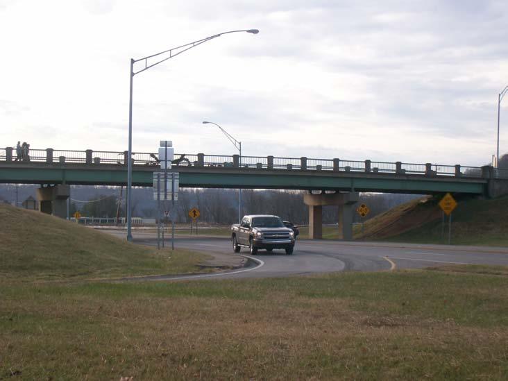 The Winfield Overpass Bridge in December 2008. Photographed by Jacqueline Giles/WVDOH.