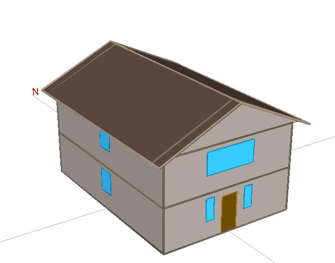 Analysis of Energy Consumption in Residential Buildings We are considering a model building used in Austin Energy analyses Model house: - Location in Austin -2300sf -R13 walls -R30 attic -4 occupants