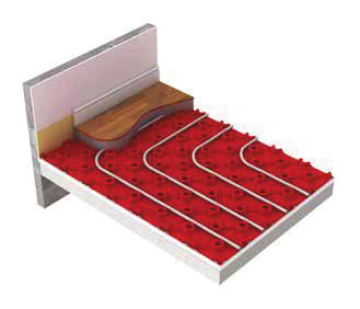 Solid Floor Systems - Panels Solid floor - Panels Insulation Pipe Red Floor Panel Edge expansion 6 Screed 6 Finished floor Panels step : Fitting the floor panels The floor panels are laid over the