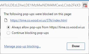 Shortcut will be on your desktop Popup Blocker If you click your Timesheet and nothing appears, your popup blocker may be