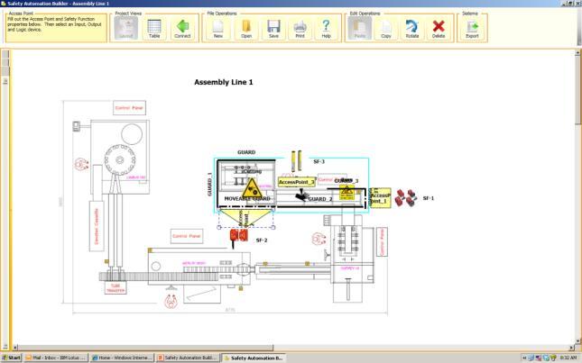 32 Safety System Development Tools SAB Safety Automation Builder The Safety Automation Builder software package that allows users to import images of their