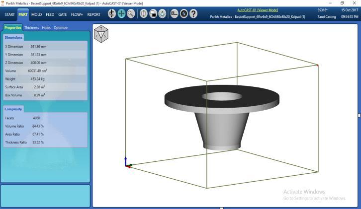 7. Simulation Images Fig:1,Three Dimensional model imported in