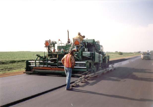 ENVIRONMENTAL SUSTAINABILITY Asphalt is the sustainable material for constructing pavements.