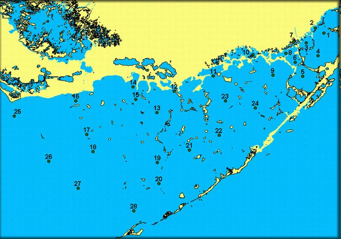 NPS Everglades National Park Florida Bay Marine Water Quality Monitoring Duration: 1989-2016 Sampling: Monthly until 2011 then switched to every other month.