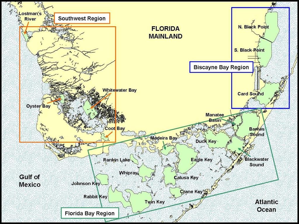NPS Everglades National Park Fisheries Habitat Monitoring of the Everglades and Florida Bay CERP-RECOVER Program (Monitoring and Assessment Plan) Southern Coastal Systems Benthic Habitat Measures: