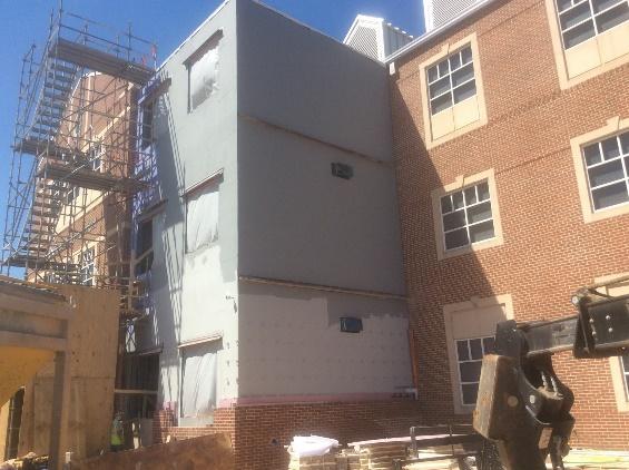 proofing and exterior brick