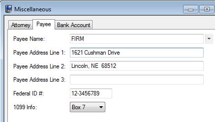 to a client s account. b. Click OK. 4. Click to save the new bank account. 5. Add any other bank accounts as needed.