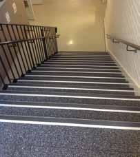 over new and existing steps and stairways where pedestrian safety, stair appearance & stair