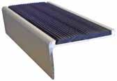 Aluminium Stair Nosings Product code: RNS 25mm x 48mm Anodised Serrated Aluminium 10um Weight: 0.